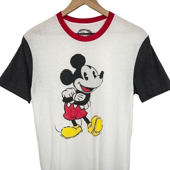 2/$30 Disney Mickey Mouse Retro Short Sleeve Crewneck T-Shirt Tee Shirt Top - Picture 4 of 6